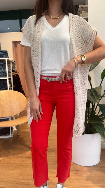 Denim Trombetta Rosso