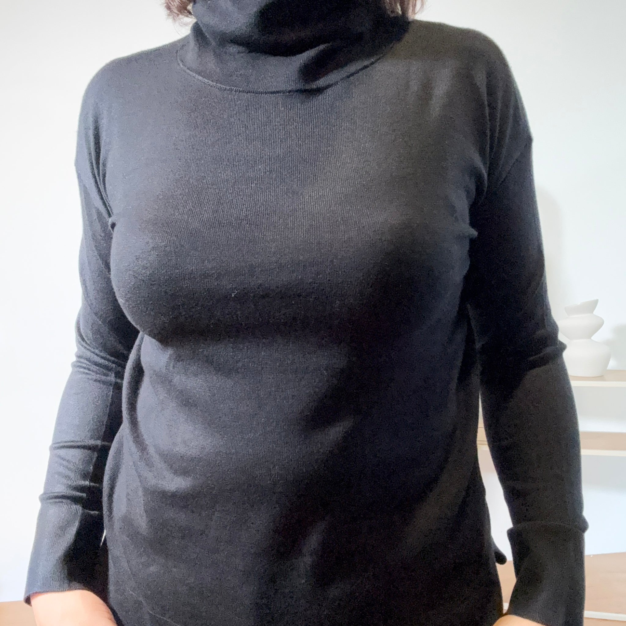 Maglia collo alto over