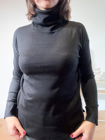 Maglia collo alto over