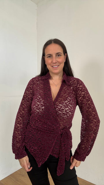 Maglia KIMONO BORDEAUX