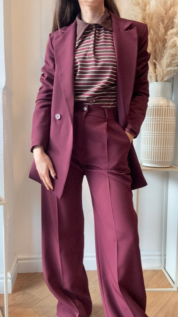 Blazer Dublino over Bordeaux