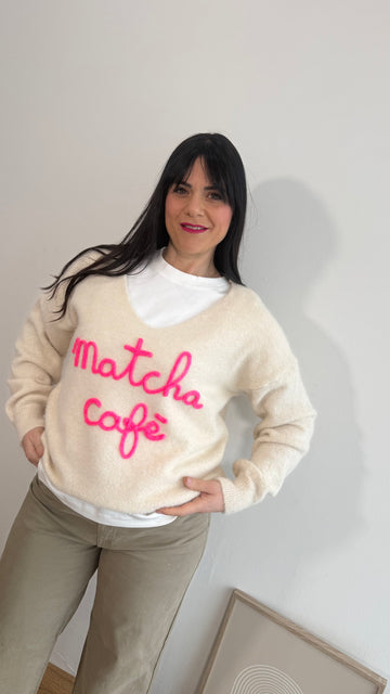Maglione MATCHA CAFE