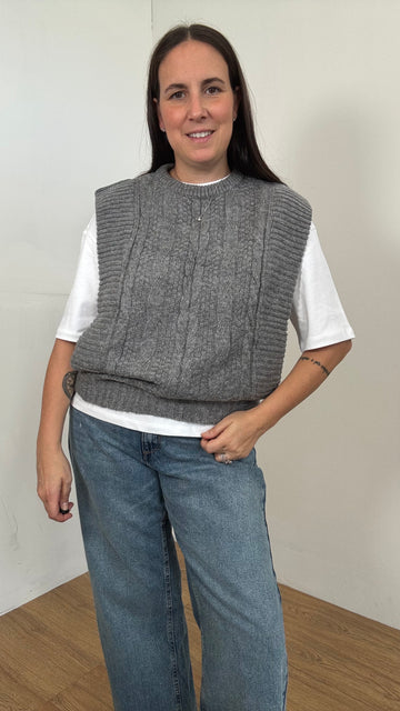 Gilet GOCCIA GRIGIO