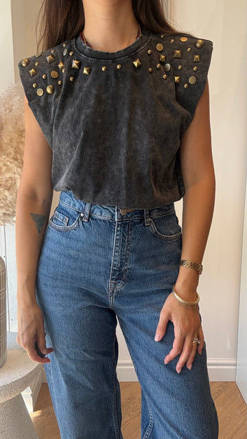 T-shirt AMY Borchia Nera