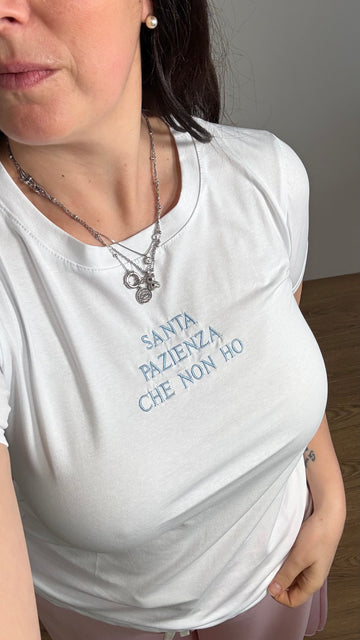 T-shirt SANTA PAZIENZA CHE NON HO