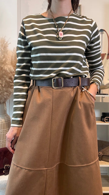 Maglia DIVINA verde/bianca