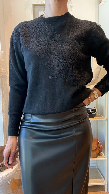 Pull Madeleine Nero