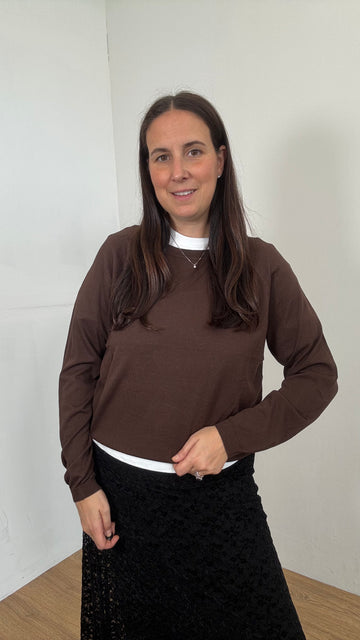 Pull LIV MARRONE