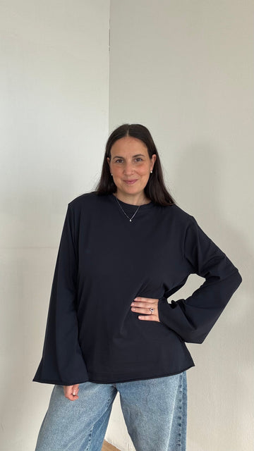 Maglia BASIC OVER blu
