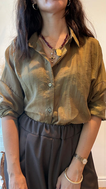 Camicia Olga oliva