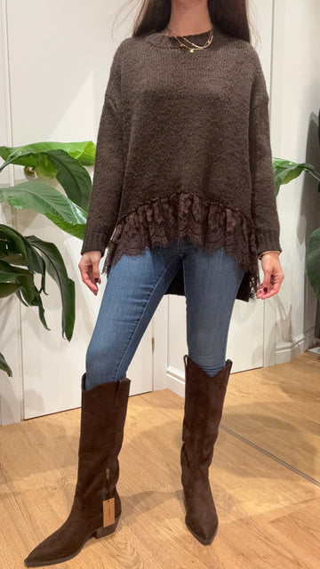 Maglione Cozy Lace