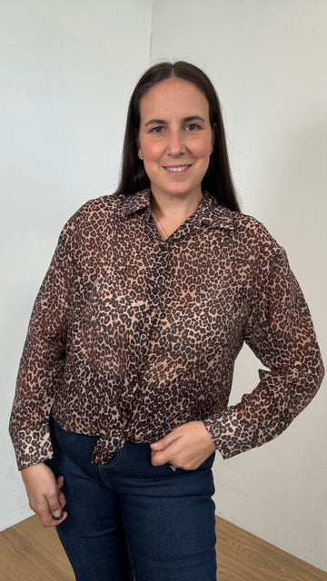 Camicia Naty Leopardato