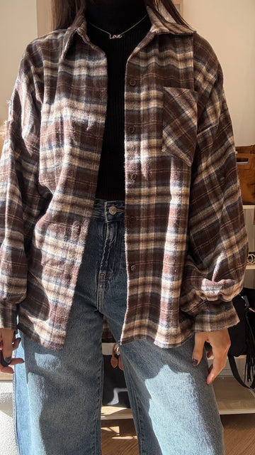 Camicia Texas GRIGIO/MORO