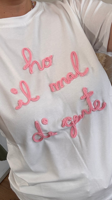 T-shirt HO MAL DI GENTE