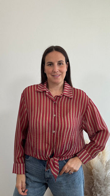 Camicia Naty Noce/Bordeaux