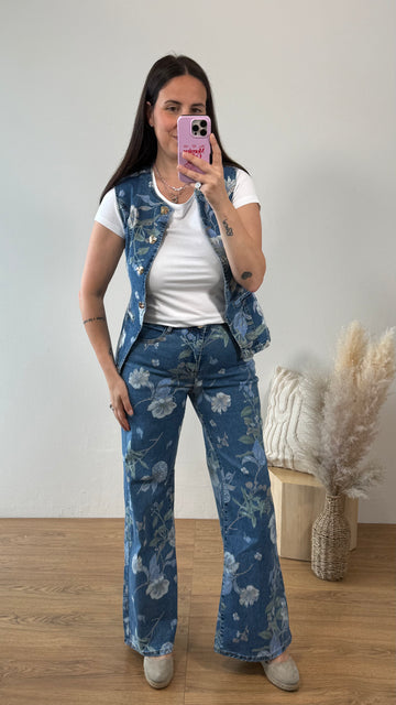 Cord-set DENIM FLEUR