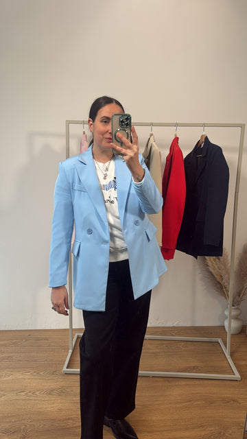 Blazer DUBLINO OVER AZZURRO